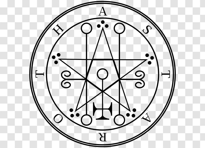 Lesser Key Of Solomon Astaroth Sigil Seal - Goetia - Demon Transparent PNG