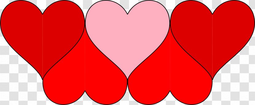 Clip Art - Silhouette - Heart Transparent PNG