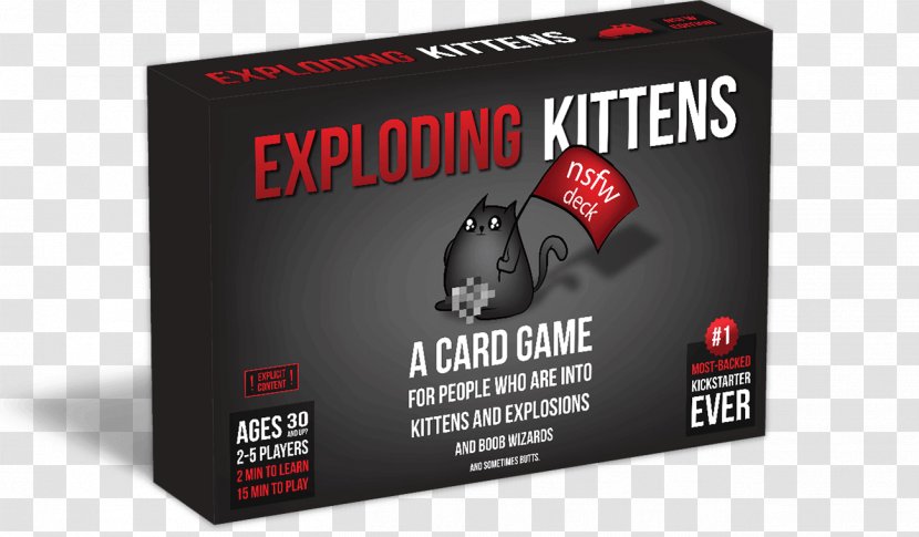 Exploding Kittens Bears Vs. Babies Card Game - Watercolor - Kitten Transparent PNG