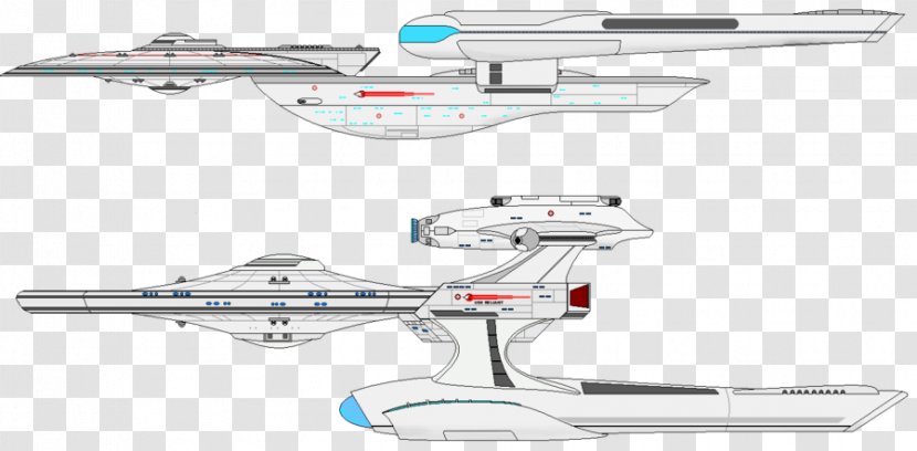Star Trek Starship Enterprise USS Reliant Excelsior - Ship Transparent PNG