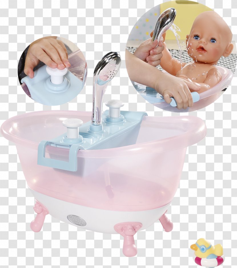 Amazon.com Bathtub Doll Child Bathroom - Toddler Transparent PNG