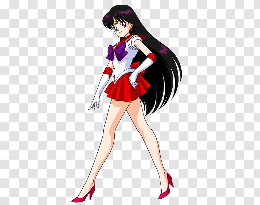 Sailor Mars Mercury Venus Moon Jupiter - Silhouette Transparent PNG