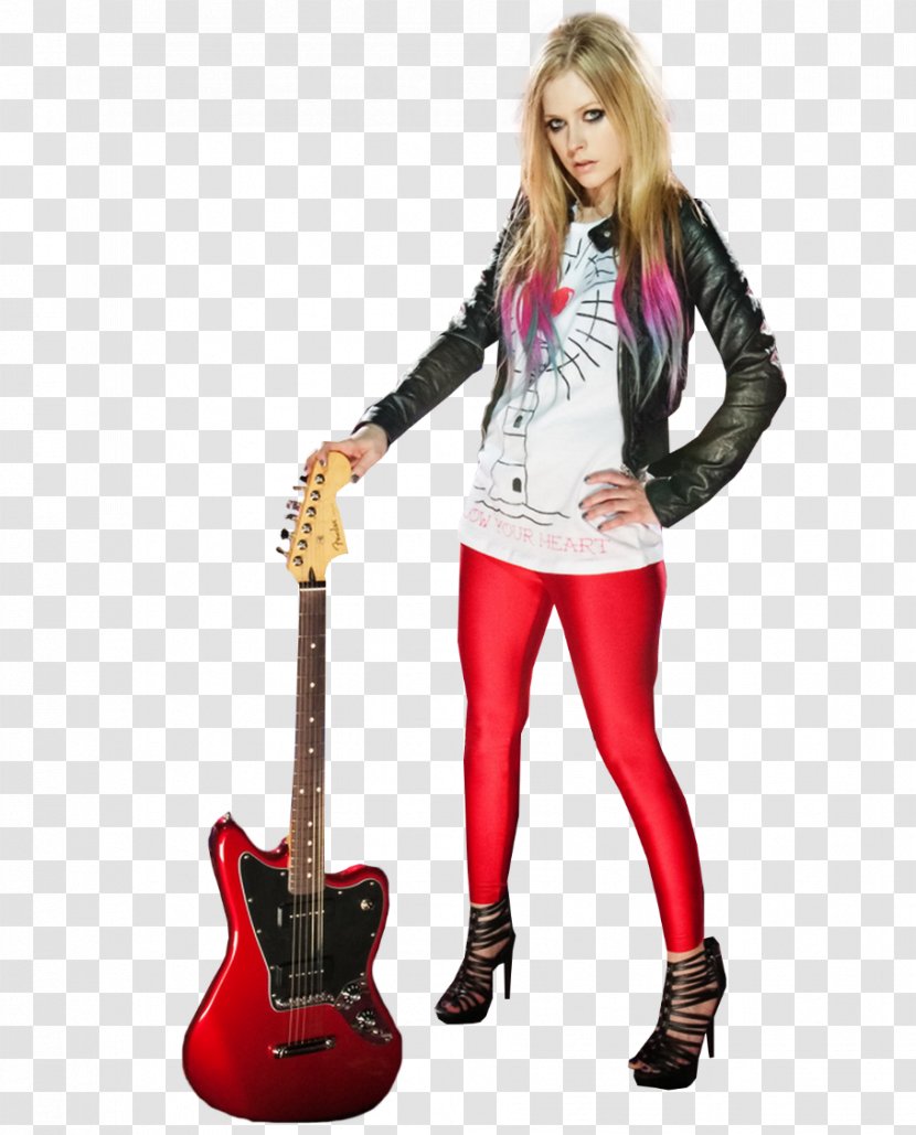 Guitarist Musician Electric Guitar - Cartoon - Avril Lavigne Transparent PNG
