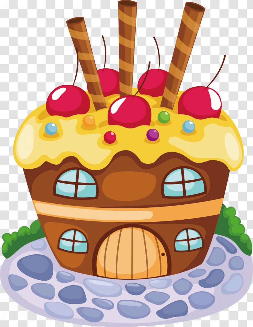 Cartoon Fairy Tale Illustration - Royaltyfree - Snack Castle Transparent PNG