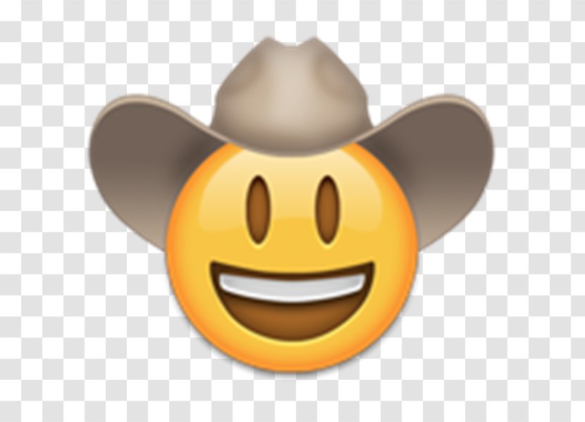 Emojipedia Facepalm IPhone Unicode - Headgear - Cowboy Face Transparent PNG