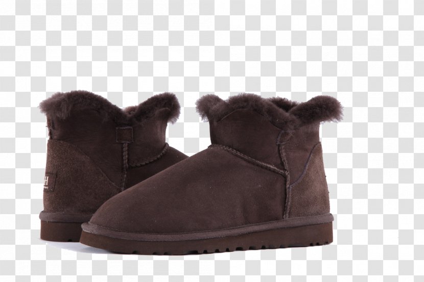 Snow Boot Shoe - Walking - Brown Boots Transparent PNG
