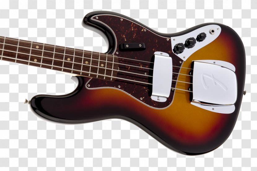 Bass Guitar Acoustic Electric Fender Jazz Sunburst - Frame Transparent PNG