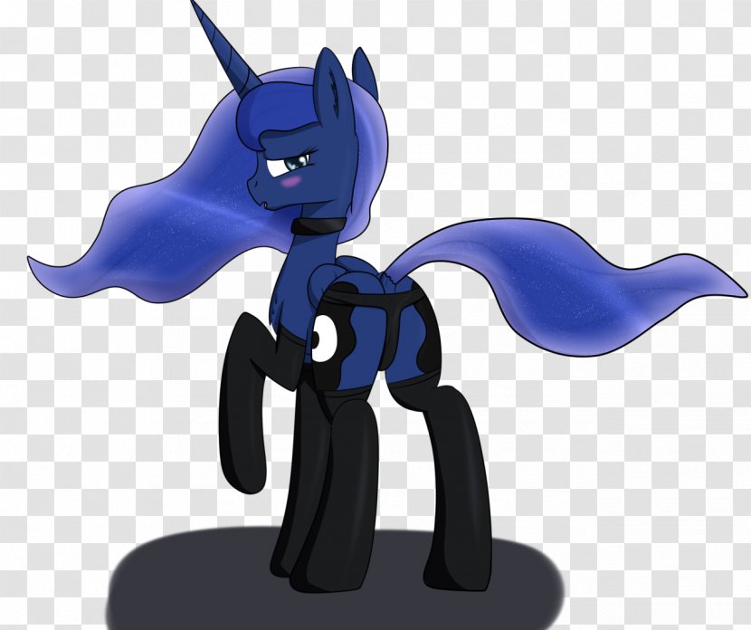 Animal Figurine Cartoon Purple Character - Pony - Blue Transparent PNG