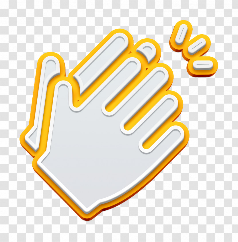 Basic Hand Gestures Fill Icon Clap Hands Icon Rythm Icon Transparent PNG