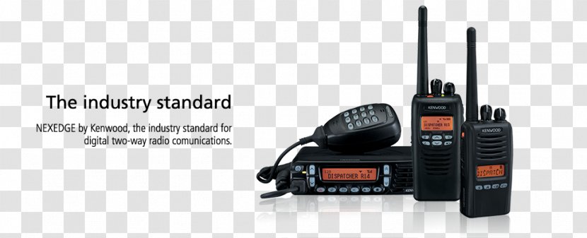 Two-way Radio Microphone Kenwood Corporation Walkie-talkie - Communication Transparent PNG