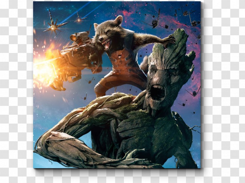 Rocket Raccoon Groot Drax The Destroyer Gamora Poster - Film Transparent PNG