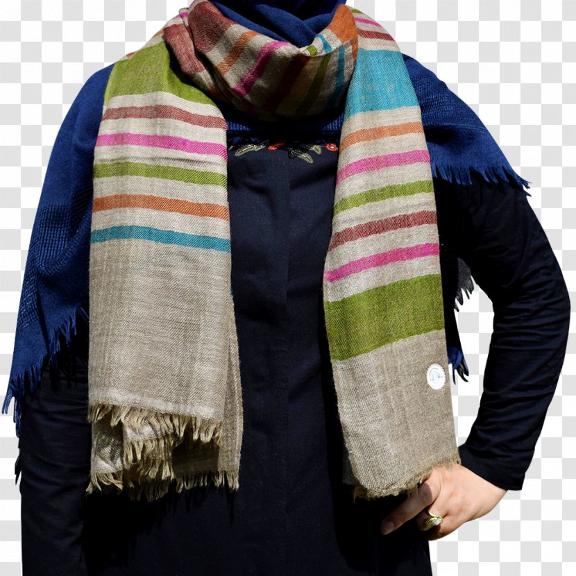 Kashmir Pashmina Tartan Scarf Cashmere Wool - Sleeve - KASHMIR Transparent PNG