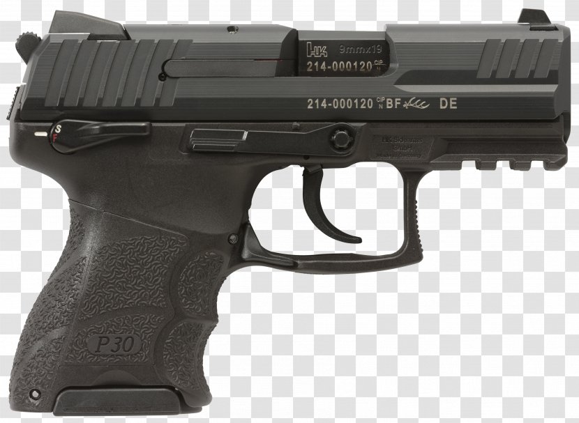 Heckler & Koch P30 VP9 Firearm 9×19mm Parabellum - Handgun Transparent PNG