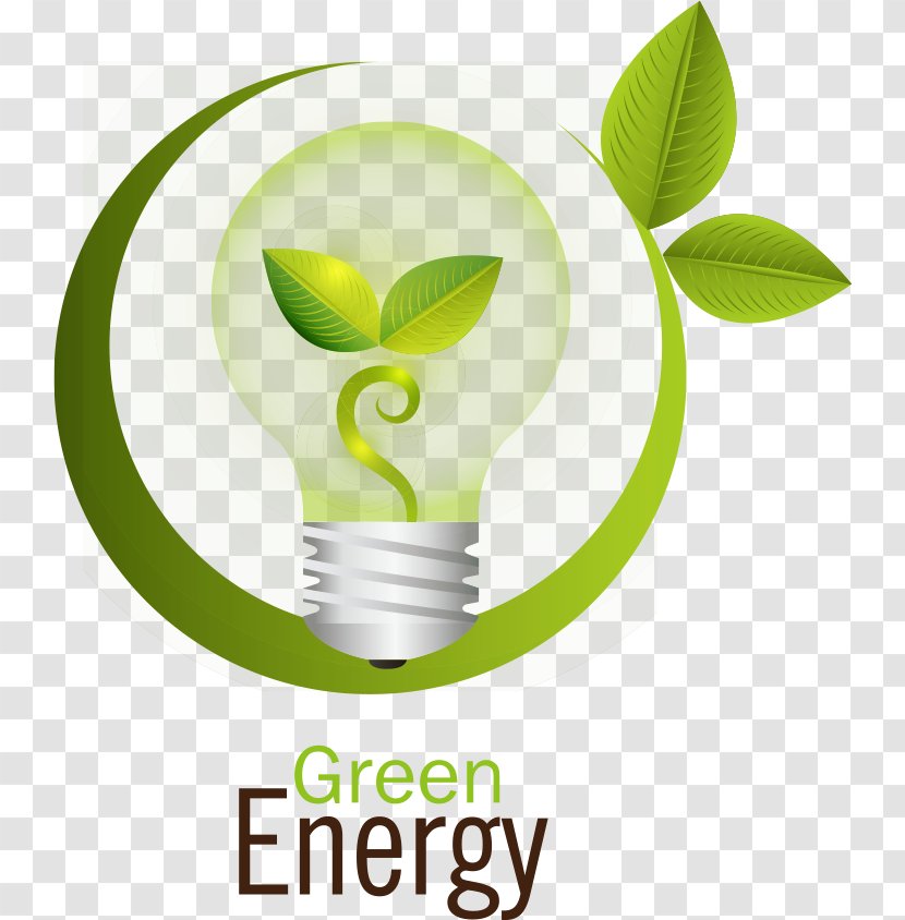 Green - Grass - Vector Bulb Transparent PNG