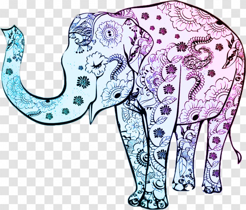 African Elephant Bedding Pillow Color - Cartoon - Drawing Transparent PNG