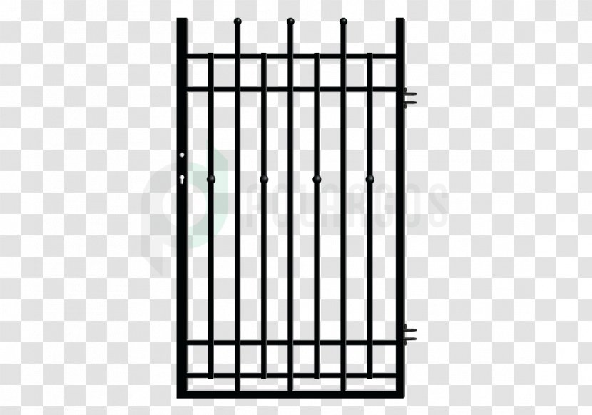 Wicket Gate Wrought Iron Metal Fence Transparent PNG