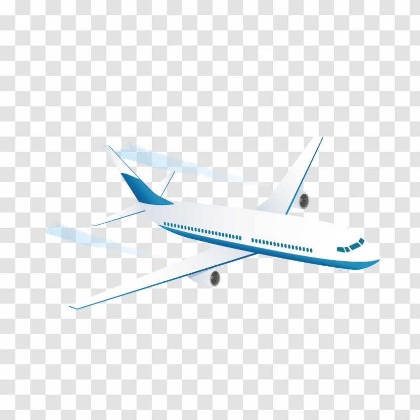 Airplane Aircraft Flight - Wing - In The Sky Transparent PNG