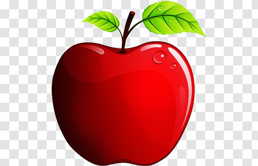 Red Leaf Apple Fruit Mcintosh - Tree - Green Transparent PNG