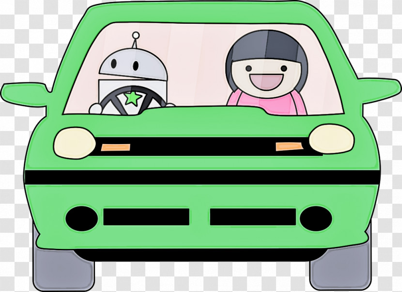Green Cartoon Vehicle Furniture Car Transparent PNG