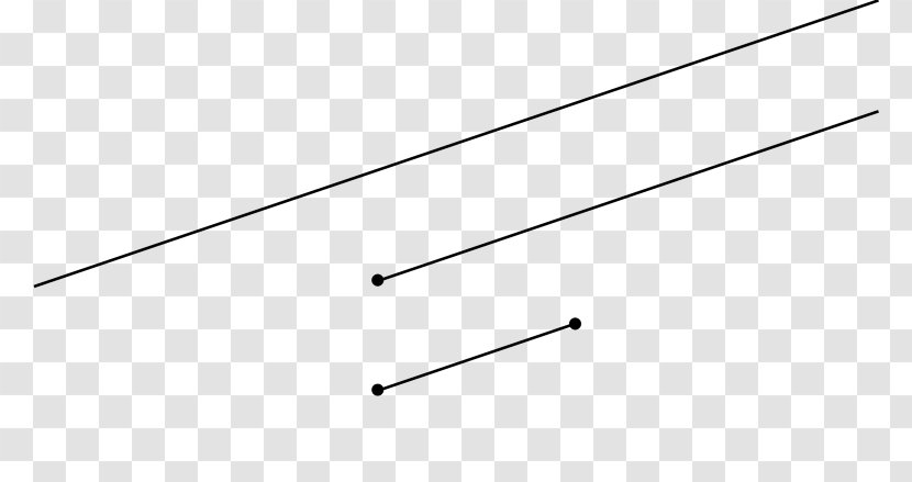 Line Segment Point Demi-droite Geometry - Radius Transparent PNG