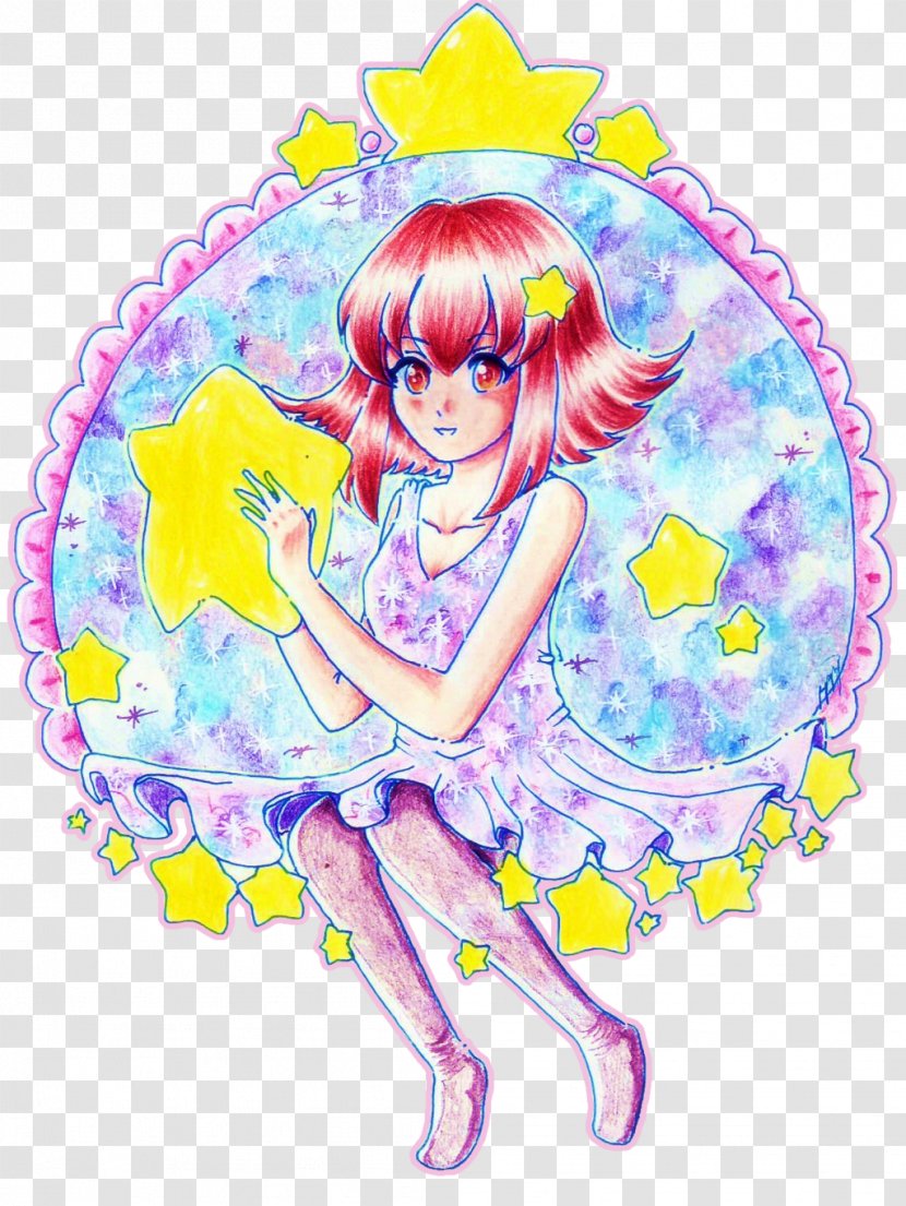 Cartoon Fairy Clip Art - Character - Starry Night Transparent PNG