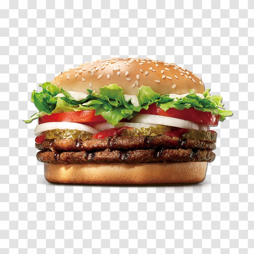 Whopper Hamburger Cheeseburger Burger King Premium Burgers Fast Food - Ham And Cheese Sandwich Transparent PNG