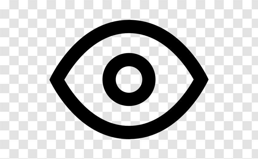 Eye - Black And White - Symbol Transparent PNG