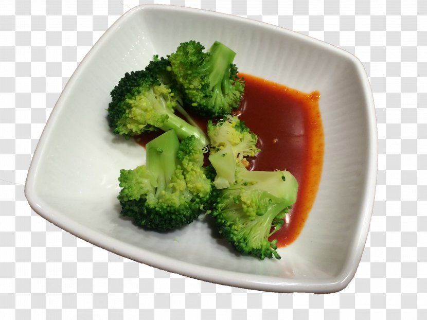 Broccoli Vegetable Food Cooking Steaming - Sauce Transparent PNG