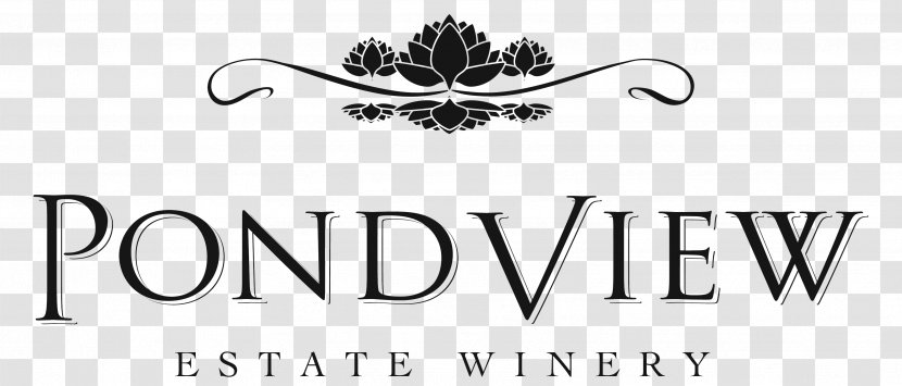 Pondview Estate Winery Logo Brand Design Transparent PNG