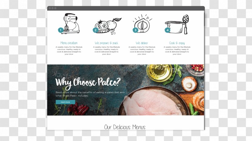 Food Graphic Design Brand - Delivery - Paleo Diet Transparent PNG