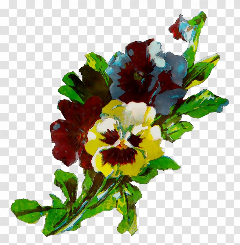Pansy Floral Design Cut Flowers - Violet Family - Wild Transparent PNG