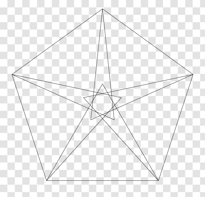 Triangle Point Symmetry Pattern Transparent PNG