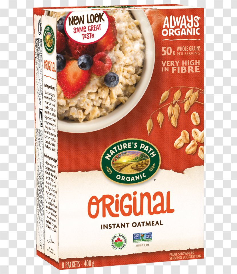 Breakfast Cereal Organic Food Nature's Path Hot Oatmeal - Fruit Transparent PNG