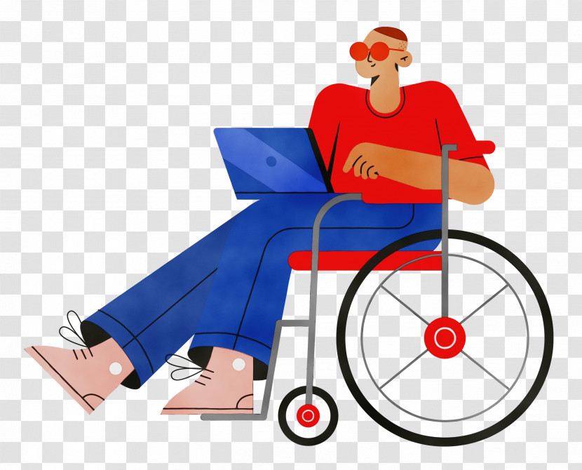 Chair Wheelchair Sitting Cartoon Angle Transparent PNG