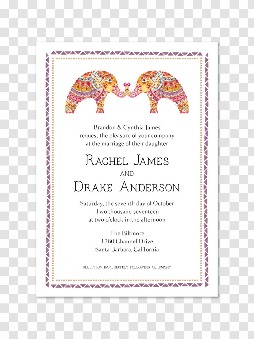 Pink M Picture Frames Party Font - Wedding Invitation Paper Transparent PNG