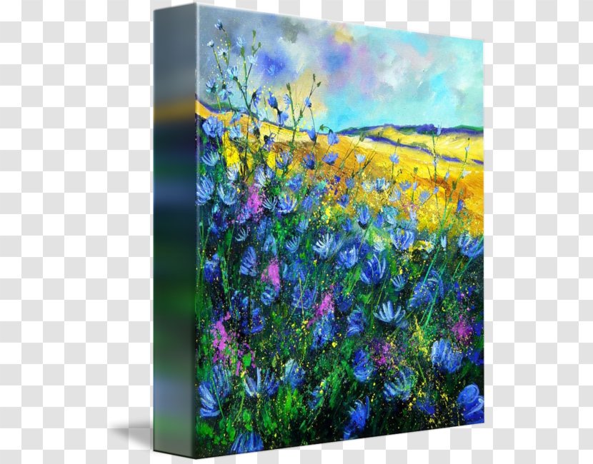 Oil Painting Acrylic Paint Canvas Art - Leonid Afremov - Poppy Field Transparent PNG