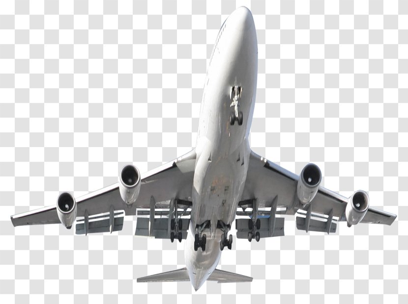 Airplane Aircraft Air Travel Flight Transport - Boeing 747 Transparent PNG