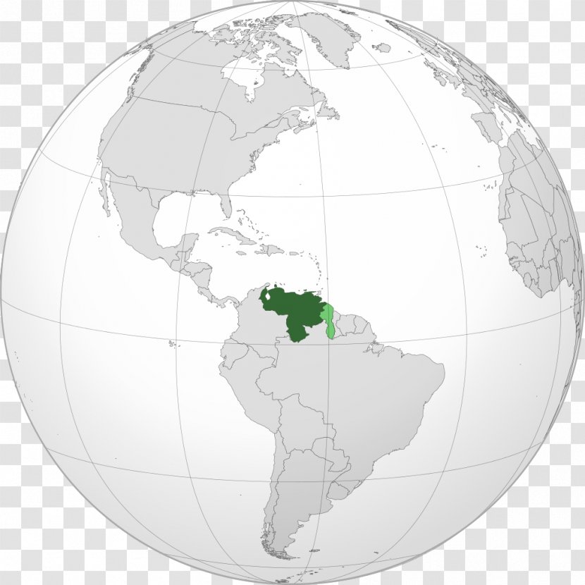 Venezuela World Map Country - Sphere Transparent PNG