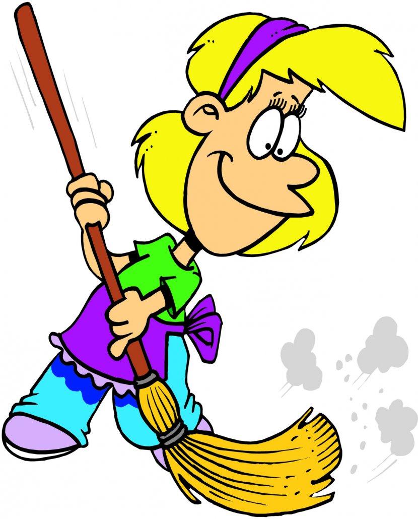 Cleaning Cleaner Cartoon Clip Art - Human Behavior - Cartoons Transparent PNG