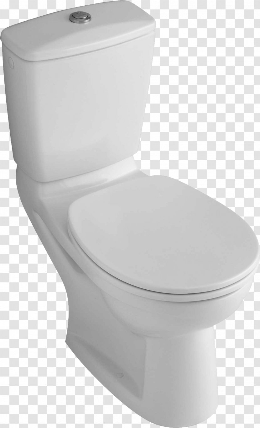 Toilet Seat Flush Villeroy & Boch Roca - Ceramic Transparent PNG