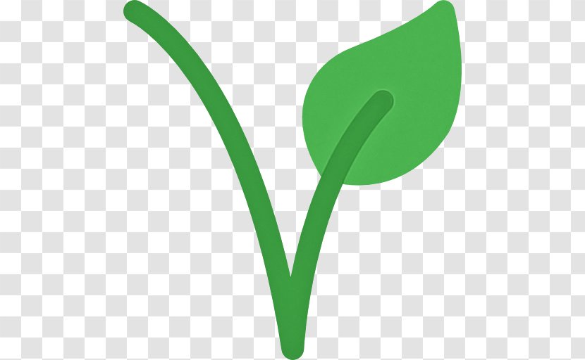 Green Leaf Plant Logo Grass - Stem - Flower Transparent PNG