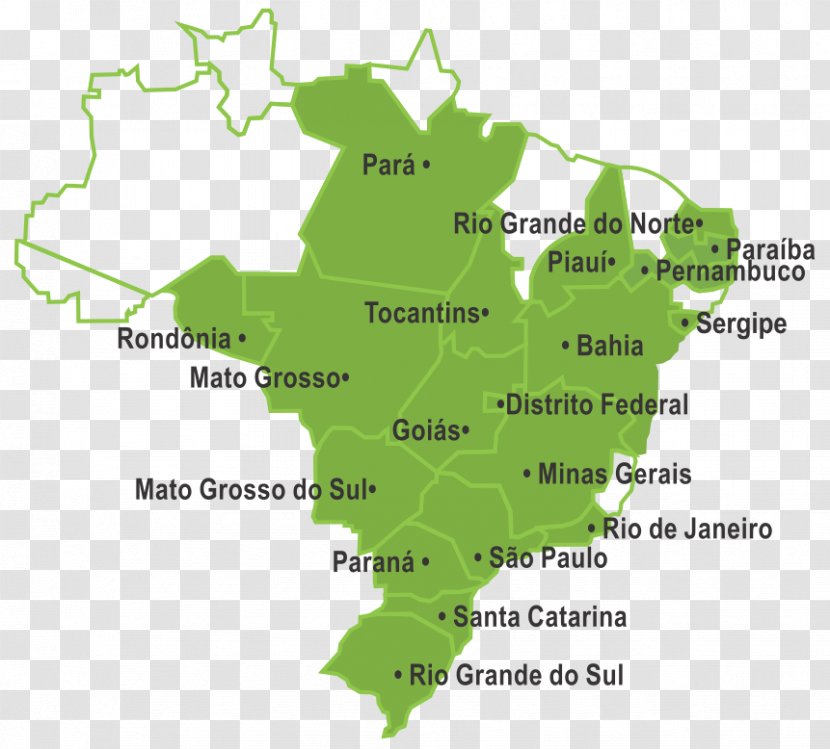 Mapa Polityczna Observatory Federative Unit Of Brazil Cornélio Procópio - Organism - Map Transparent PNG