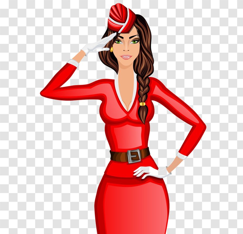 Flight Attendant Royalty-free Clip Art - Stock Photography - Fictional Character Transparent PNG