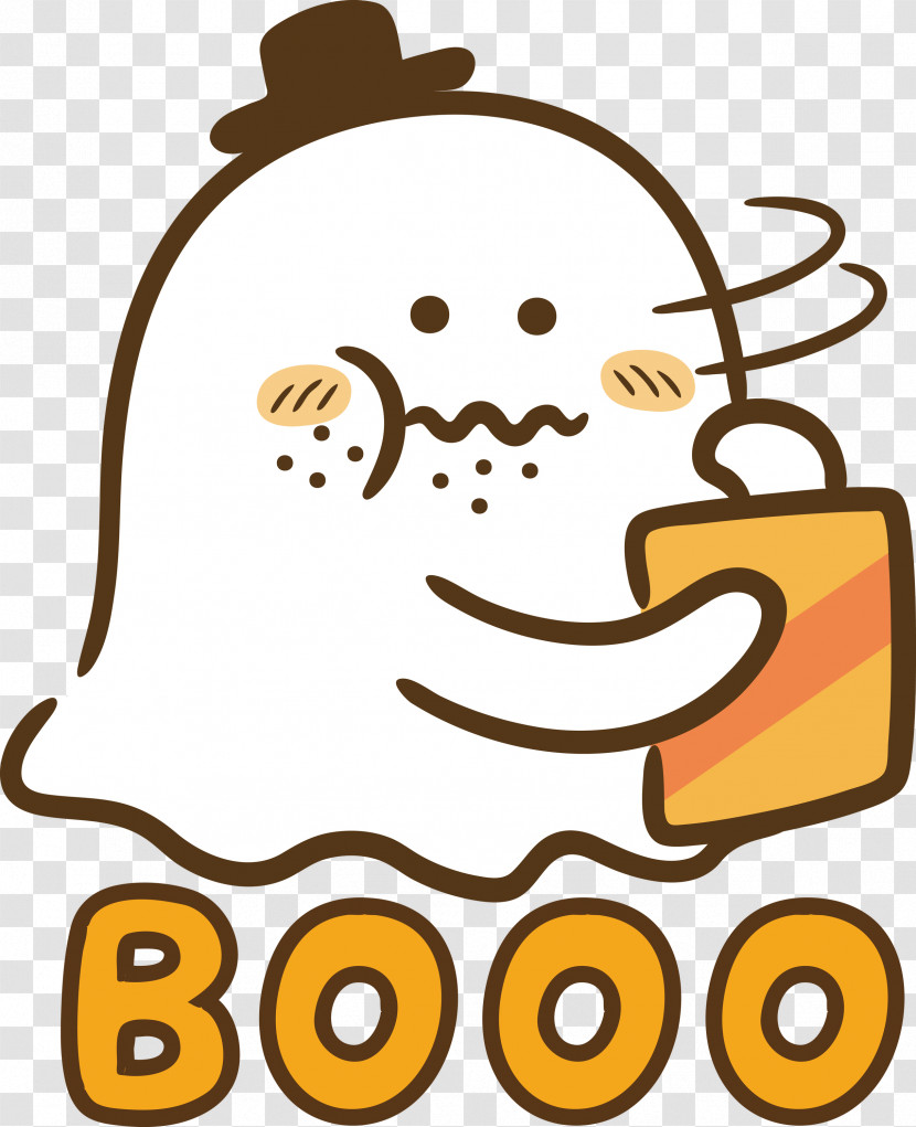 Booo Happy Halloween Transparent PNG