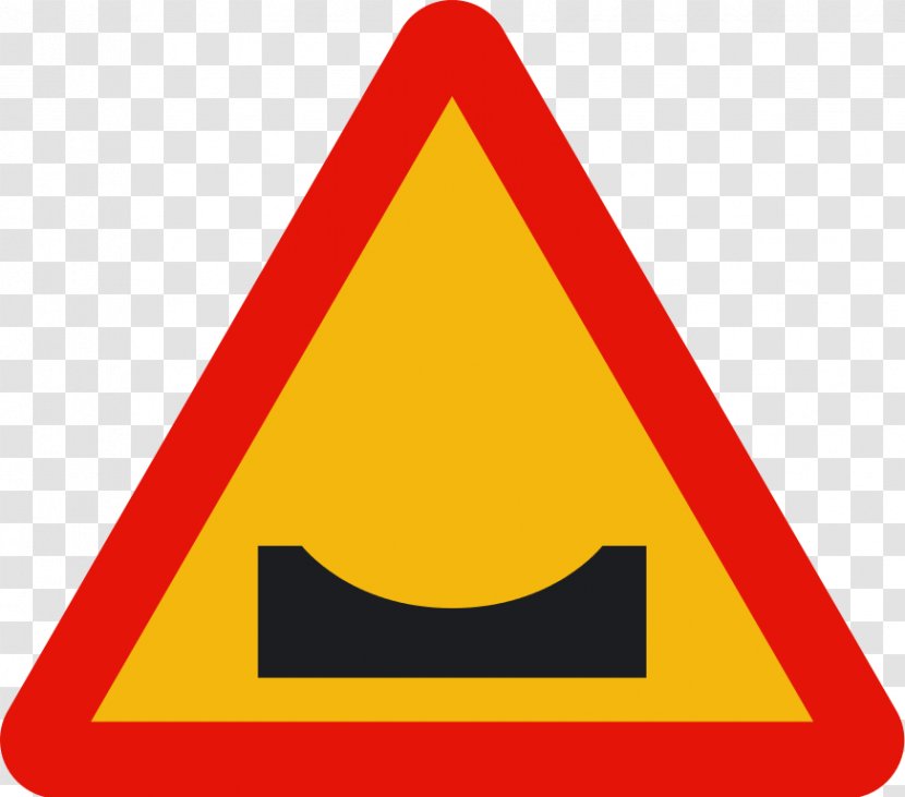 Speed Bump Traffic Sign Warning Road Clip Art - Signage Transparent PNG