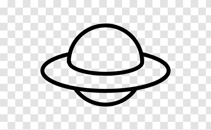 Unidentified Flying Object Clip Art - Black And White - Line Transparent PNG