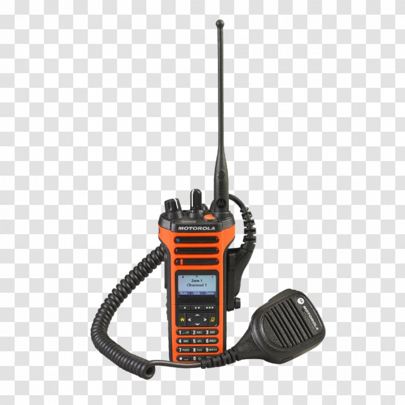 Project 25 Two-way Radio Motorola Solutions Wireless - Multiband Excitation - Walkie Talkie Transparent PNG