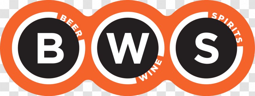 Sydney BWS Distilled Beverage Logo Retail - Orange - Wine Transparent PNG