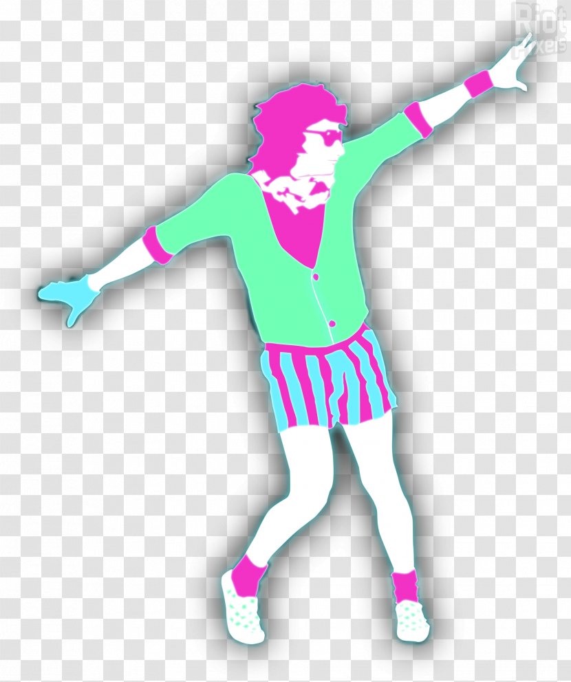 Just Dance Wii 3 Wake Me Up Before You Go-Go Clip Art Illustration - Flower - Swish Transparent PNG