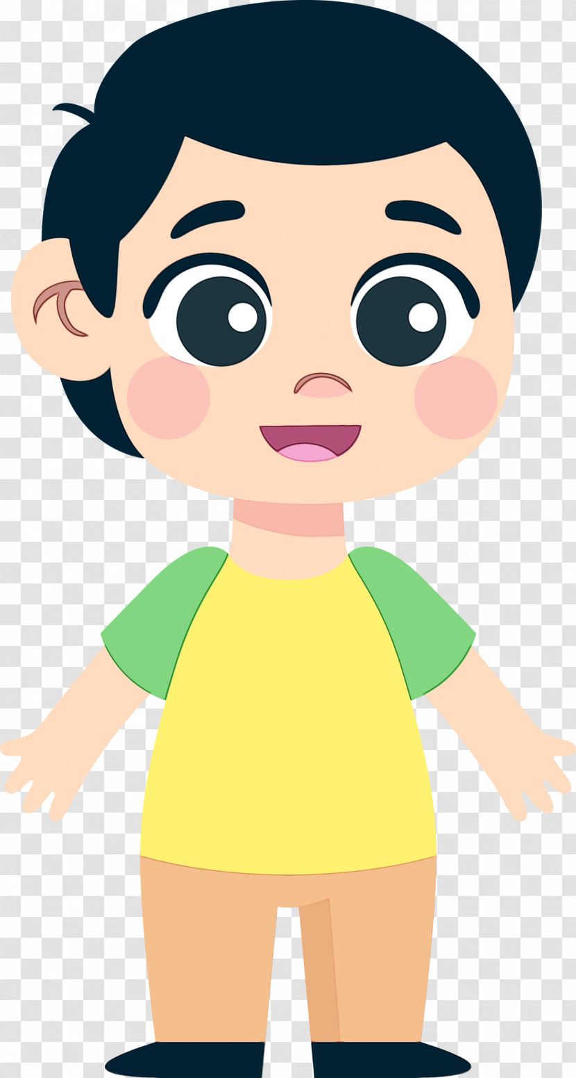 Cartoon Nose Cheek Child Toddler Transparent PNG